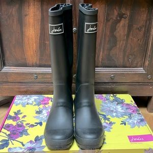 Joules Tall Rain Boots Size 7